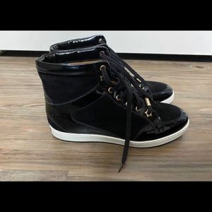 Jimmy Choo High Top patent leather Sneakers